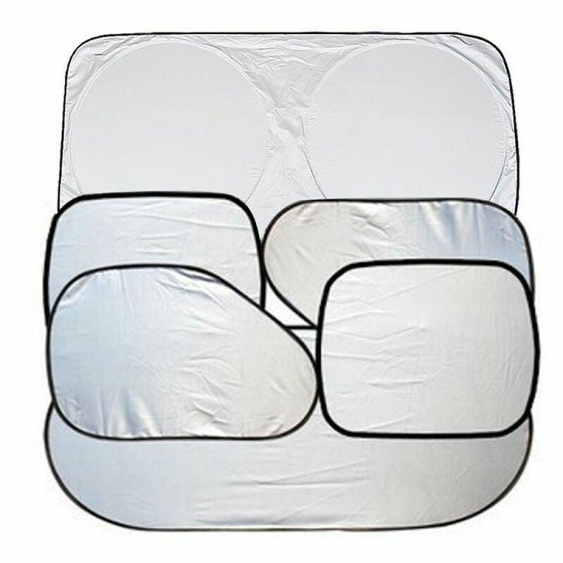 6P Car Block Front Window Sunshade Sun Shade Visor Windshield Cover Protect Film