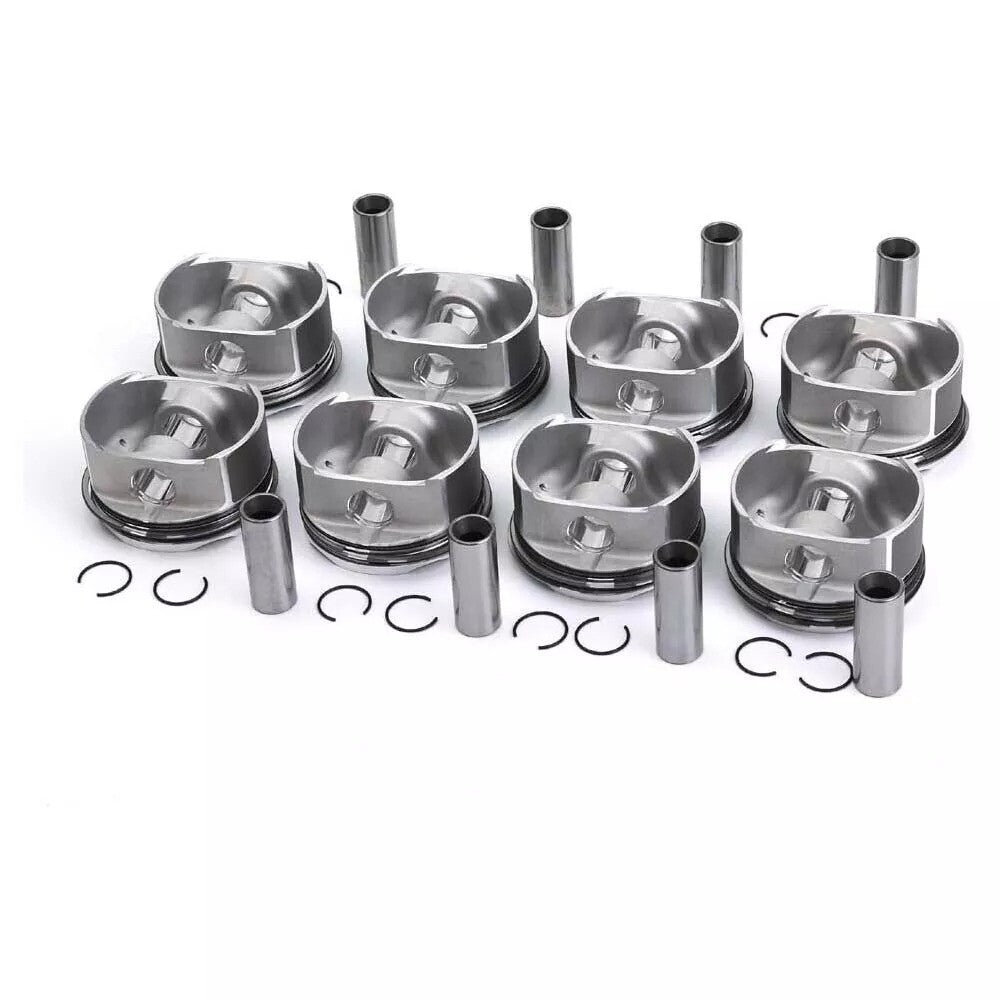 8x Pistons Rings Set ¦µ93mm for Porsche for Cayenne Turbo S V8 955 9PA M48.50 4.5L