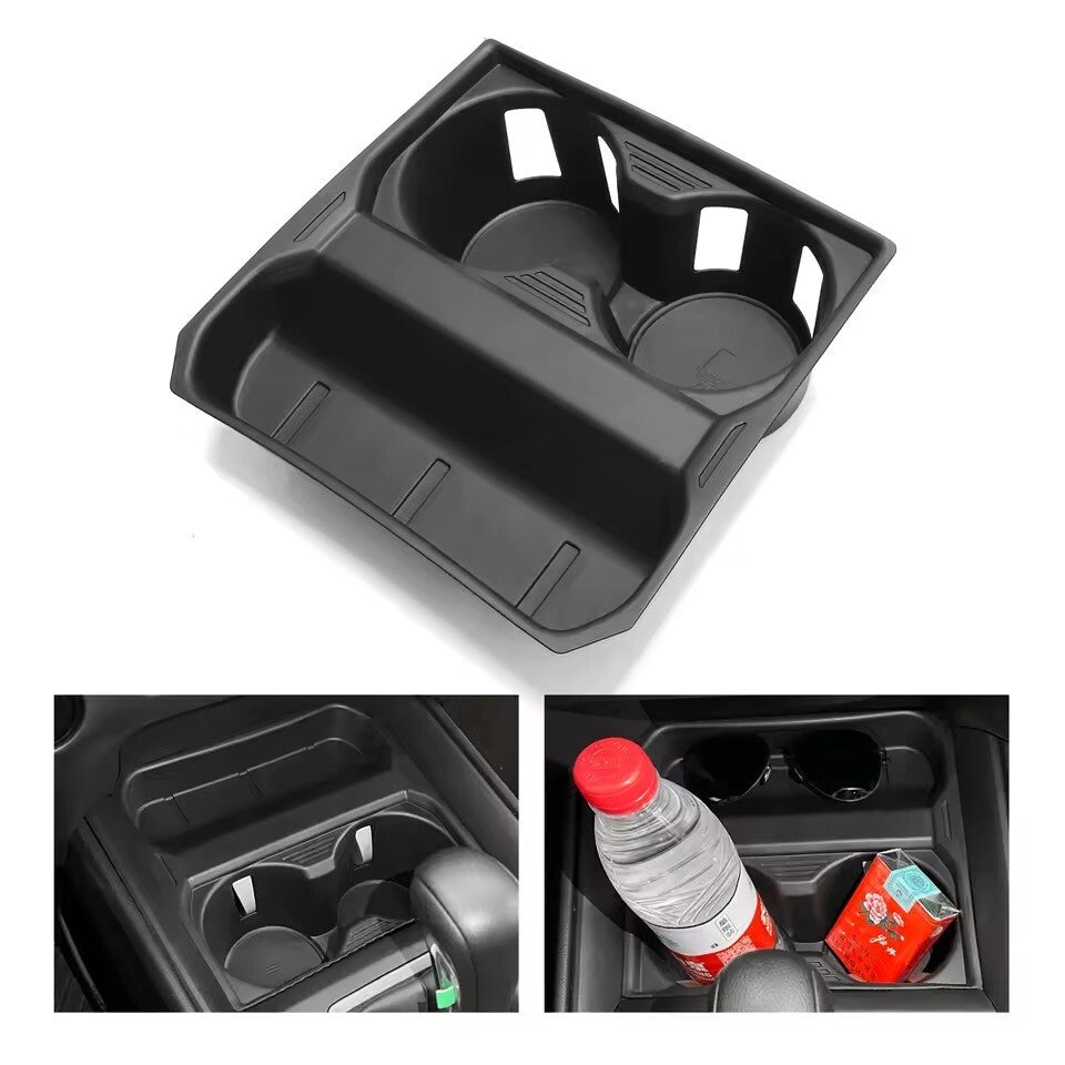 for Mazda CX-50 Cup Holder Central Armrest Cup Storage Box Tray Tidying TPE