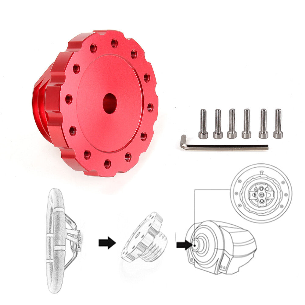 Gaming Steering Wheel Adapter for Thurstmaster TX T300 T500 TS-PC TS-XW Red