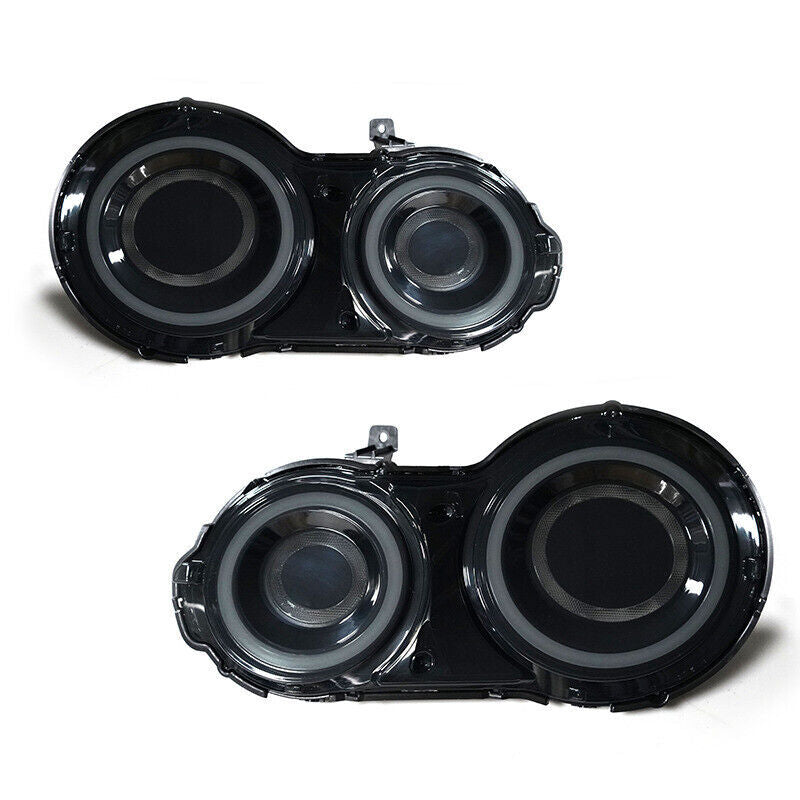 1Pair Black LED Tail Lights Lamps Upgrade Brake Fit 2008-2022 for Nissan GTR R35