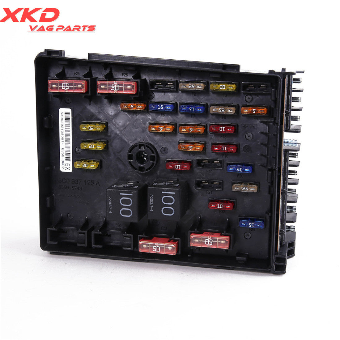 Suitable for Volkswagen for Passat B6 B7 for Tiguan CC Sharan for Audi Q3 main relay fuse box 3C0937125A