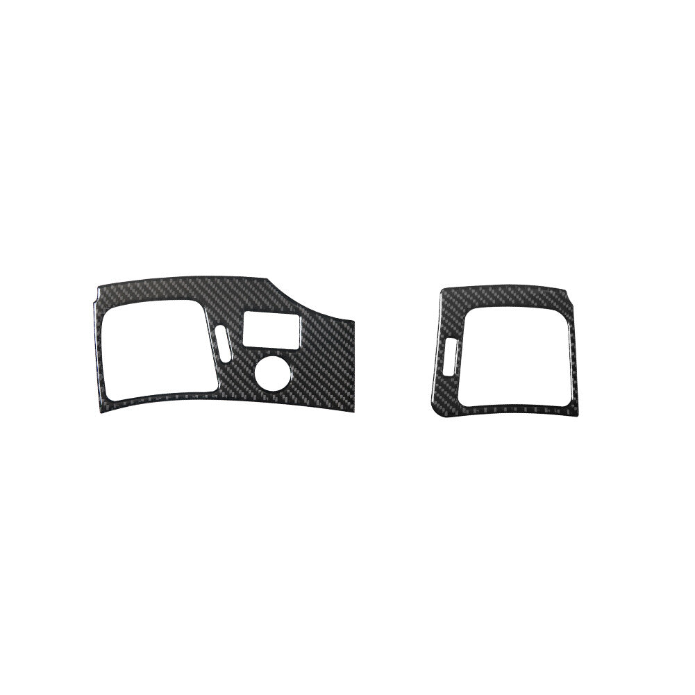 2Pcs Car A/C Outlet Trim Cover Panel Carbon Fiber for CADILLAC CTS SPORT 2008-UP