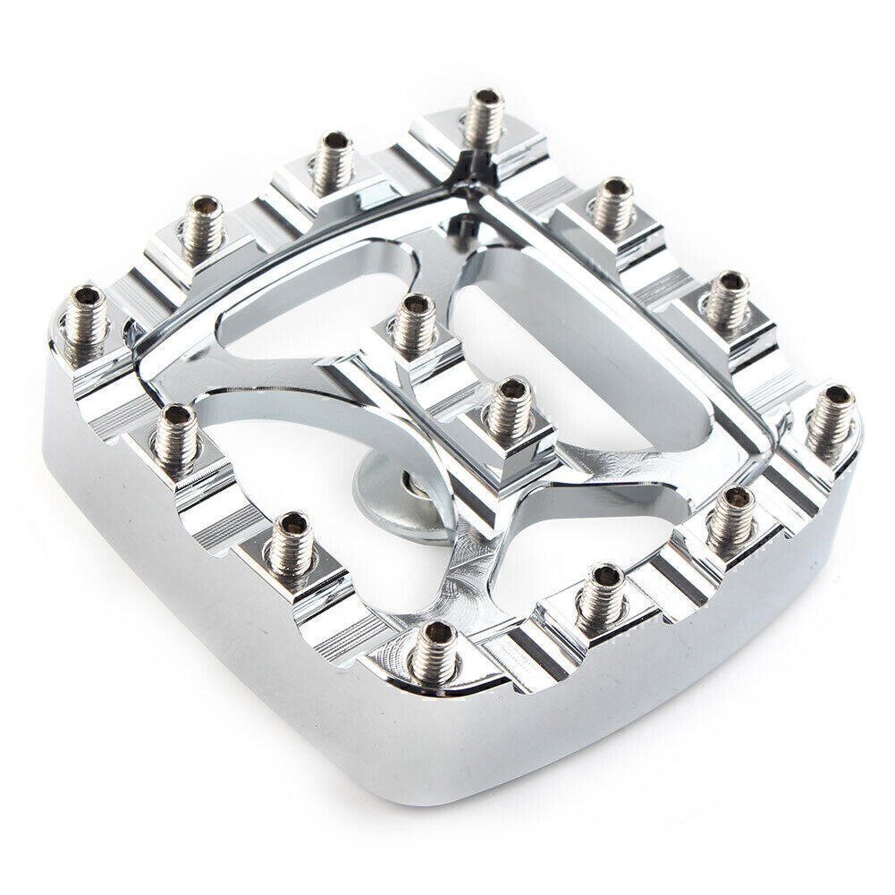 MX-Stil Bremse Pedal Pad Abdeckung Niet f¨¹r for Harley Dyna Sportster Iron 883 Chrom