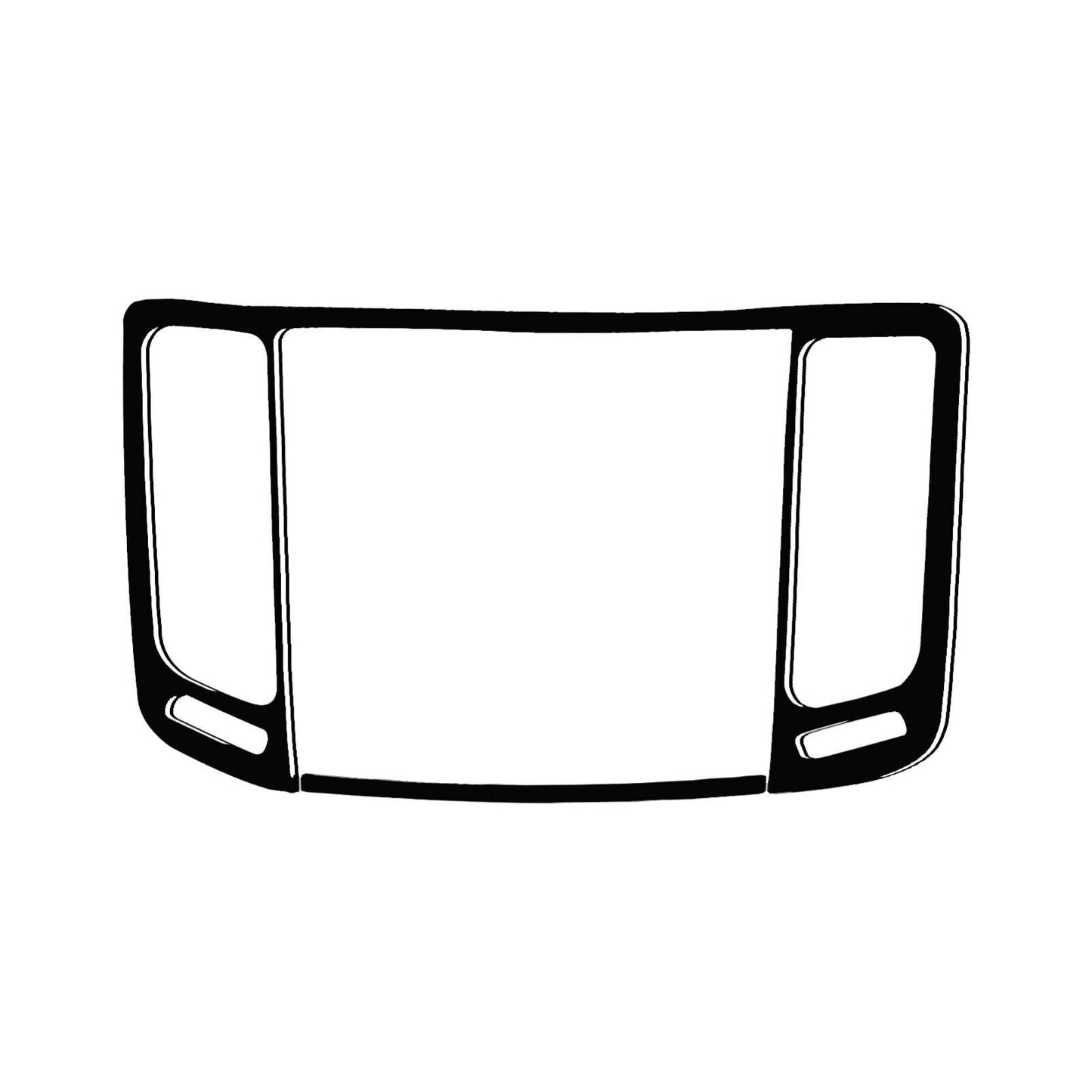 Piano black interior center air vent cover trim for Infiniti G37 2010 - 2013