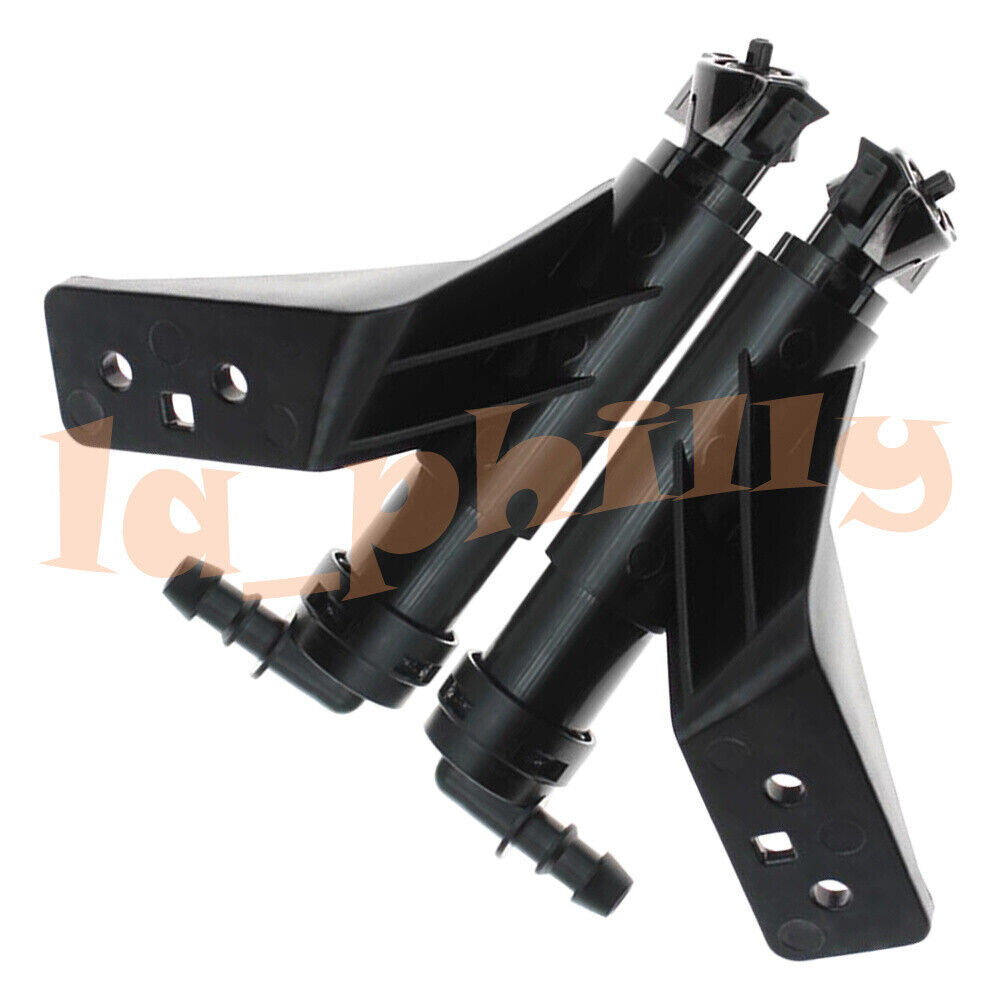 Pair Front Headlight Washer Nozzle Fits for Hyundai Santa Fe DM Grand Fe 2015 - 2018
