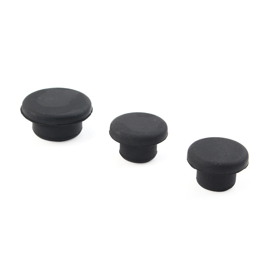 Tailgate Rubber Plug Dust Plugs Black 3 Pcs for Jeep for Wrangler JL 2018+