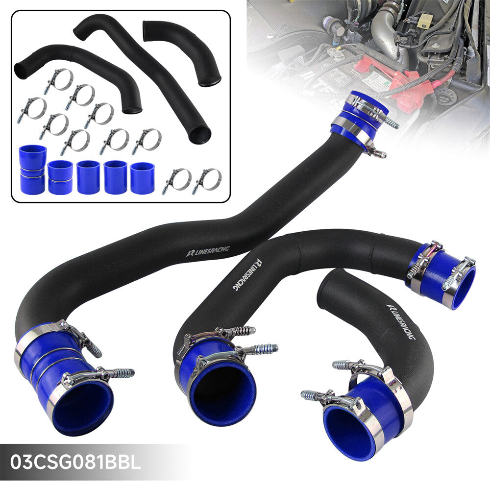 Hot Cold Intercooler Pipe Boot Kit For 08-10 for Ford 6.4L F450 Diesel