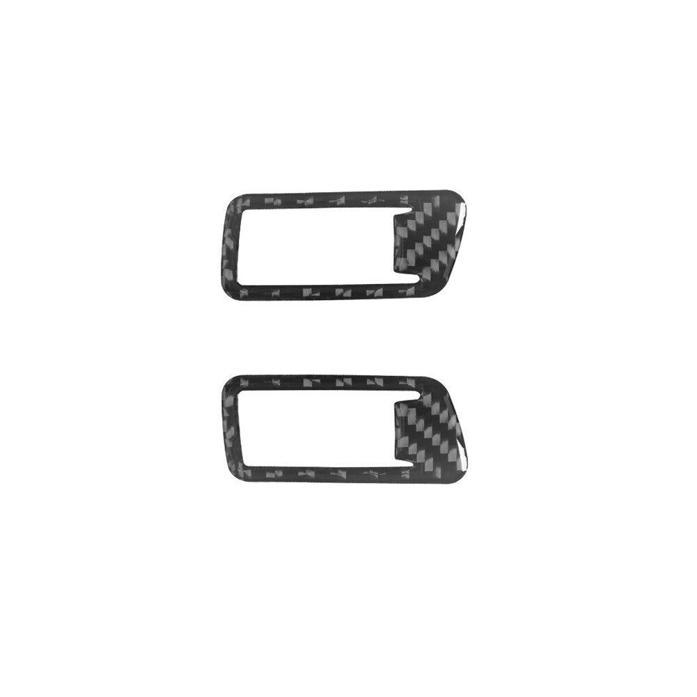 Carbon Fiber Rear Window Lift Switch Cover Trim for Volkswagen for Tiguan 2013-2017