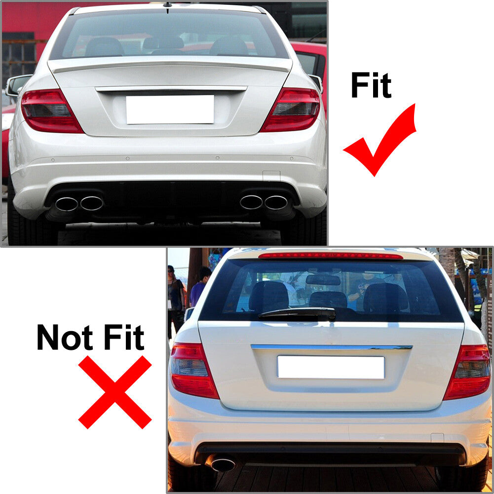 Rear Bumper Tow Hook Eye Cover for Mercedes-Benz C Class W204 2007-2012