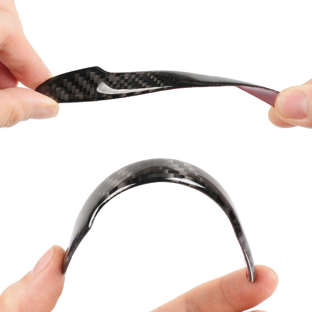 Car Door Handle Bowl Protective Film Carbon Fiber Sticker Strips Anti-Scratch X8
