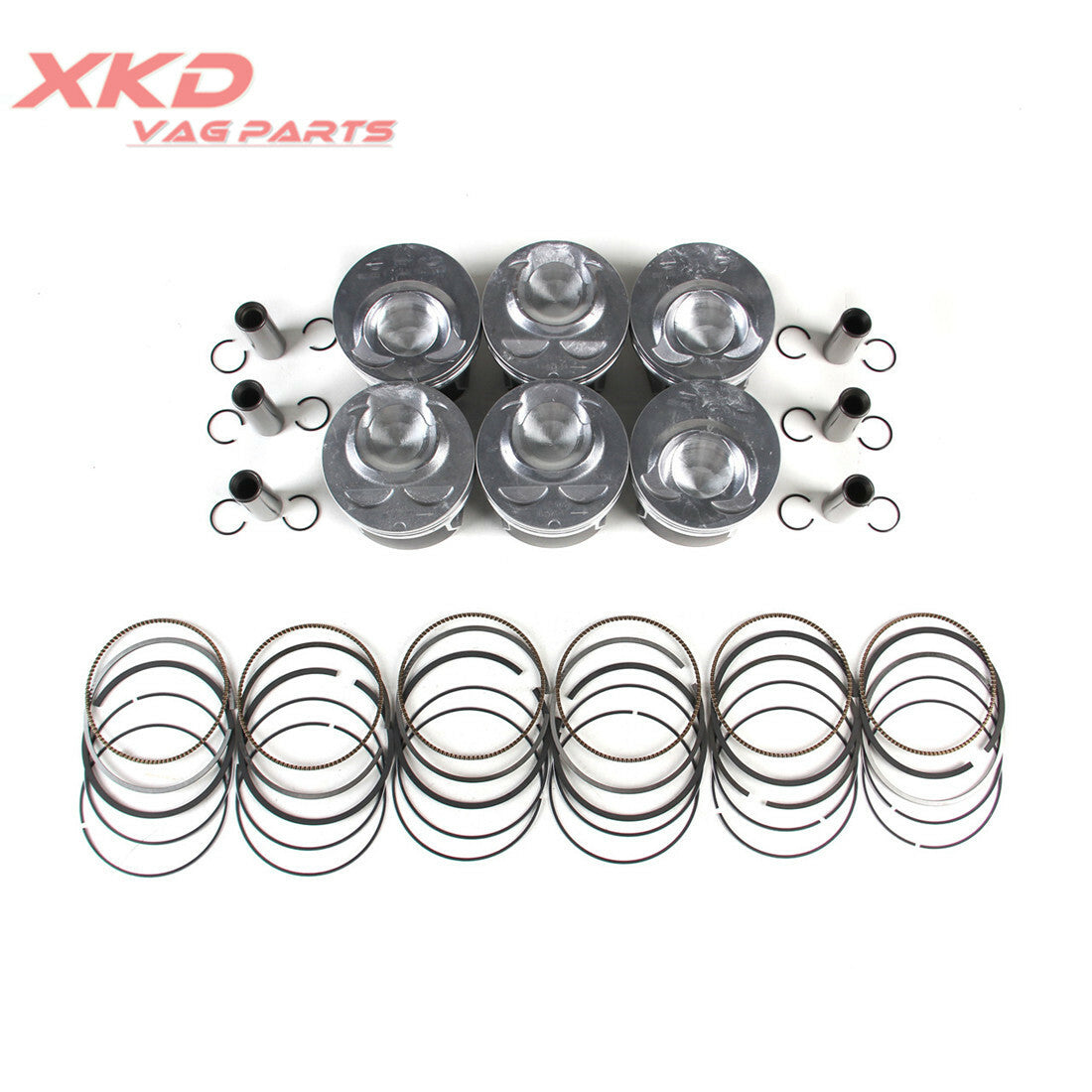 VR6 3.6L engine piston and piston ring kit for Volkswagen Touareg and for Audi Q7 03H198151B