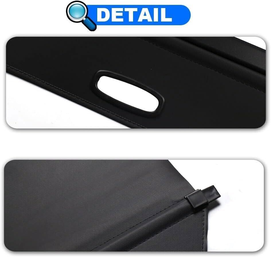 for Volvo XC90 2016-2023 Parcel Shelf Load Cargo Security Cover Luggage Blind