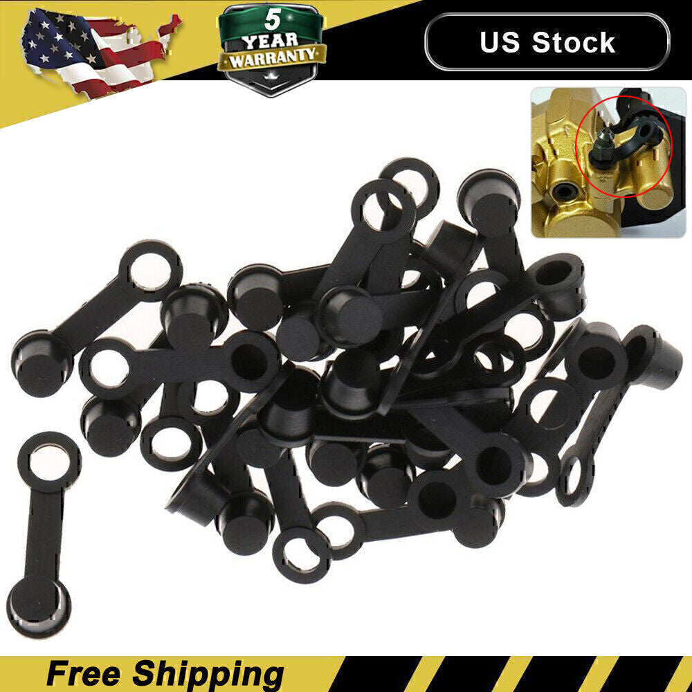 25-Pack Brake Bleeder Screw Caps Grease Zerk Fitting Cap Rubber Dust Cover