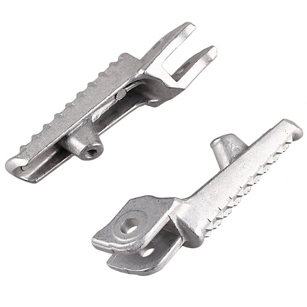 Front Bracket Foot Pegs Footrest Set for Honda CBR600RR CBR1000RR CB1000R Silver