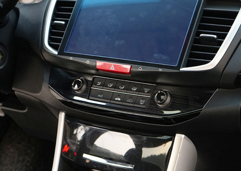Console AC Switch Control Panel Trim for Honda Accord 9TH 14-2017 Black Titanium