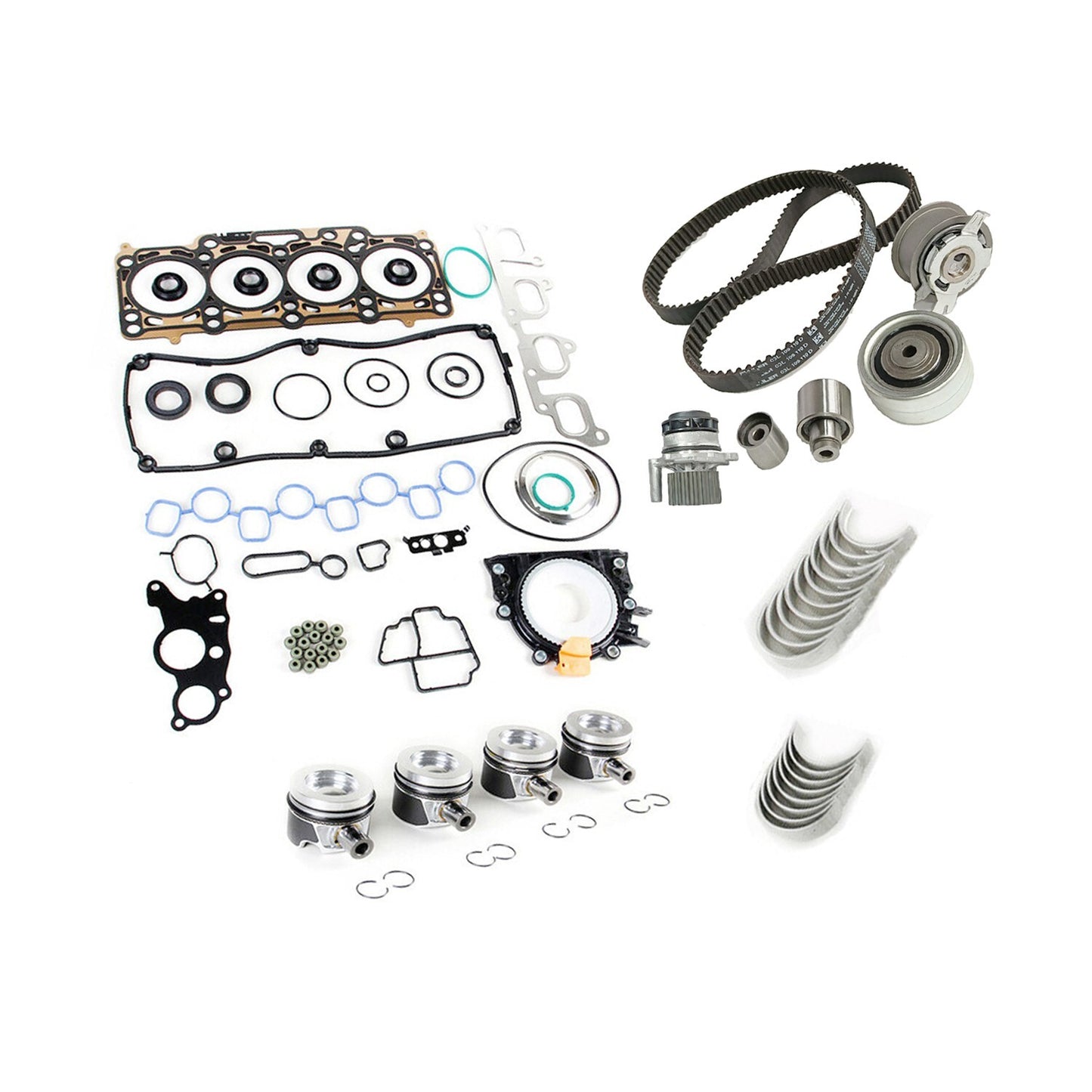 2.0TDI Engine Gaskets Piston Timing Kit for AUDI A4 A5 A6 Q5 for VW CC for Golf for Tiguan