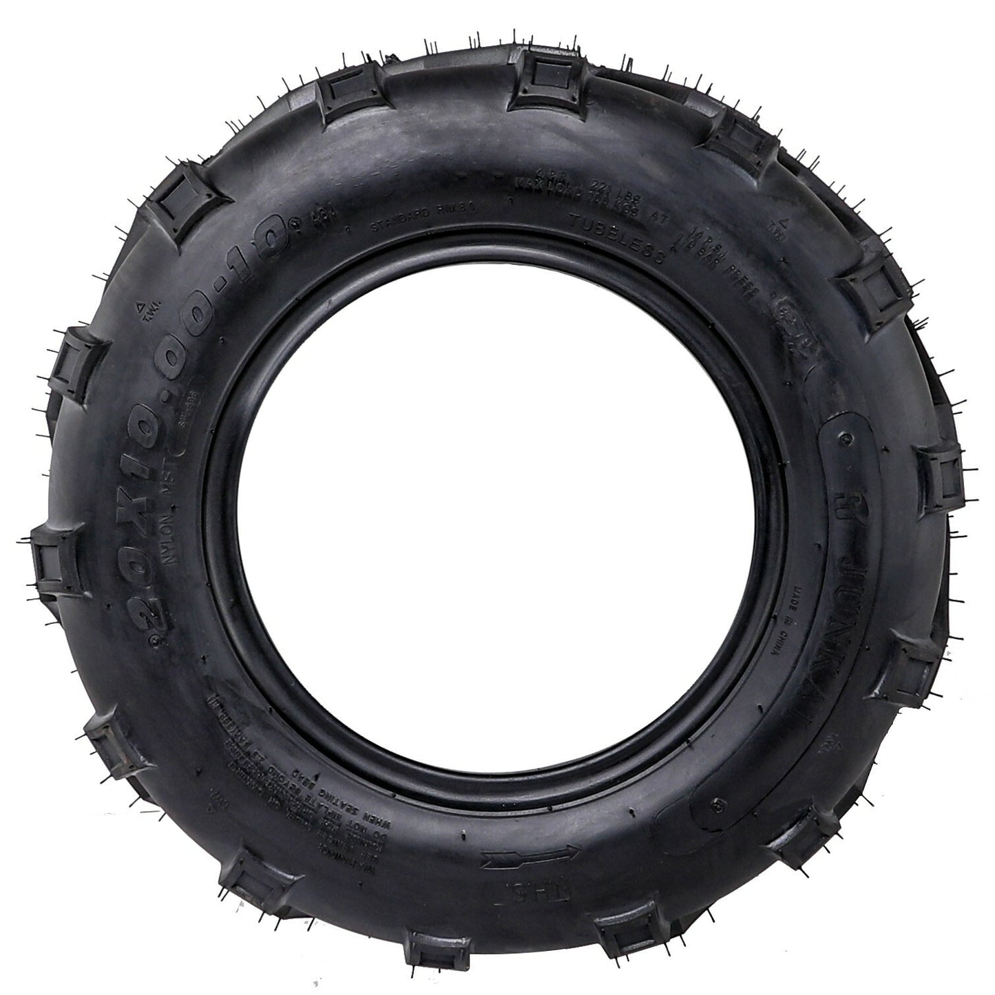 2pc 20x10.00-10 Tyre Tubeless 20X10- 10 20x10x10 Lawn Mower Garden Tractor ATV
