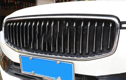 for Volvo XC60 2018-23 Black Steel Front Grille Center Mesh Anti-Insect Net 1Set