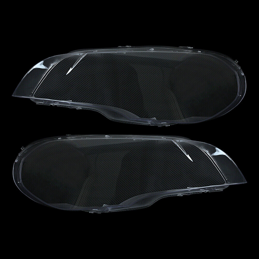 2¡ÁF¨¹r for BMW X5 E70 2007-2013 Scheinwerferglas Linse Abdeckung Links+Rechts NEU