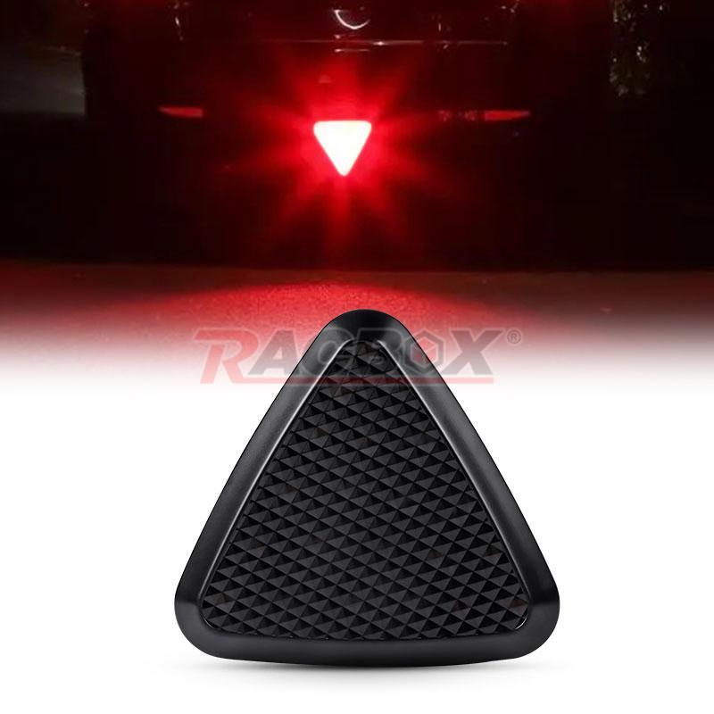 Car Style Triangle LED Rear Stop Bumper Tail Third Brake Light Flash Universal