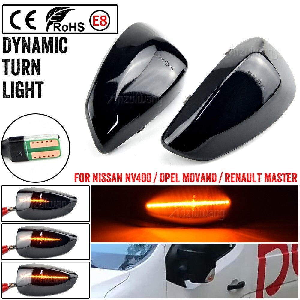 Dynamic Turn Signal Light for Renault Master 2010 for VAUXHALL / for OPEL MOVANO for NISSAN