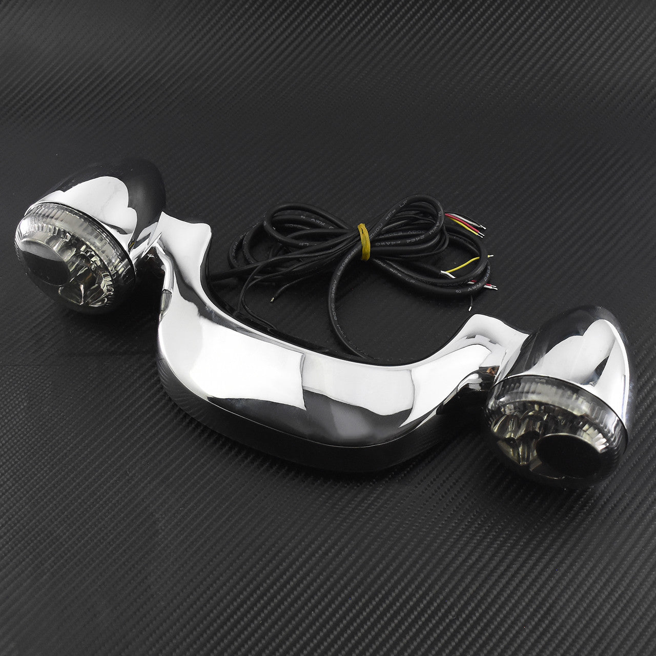 Chrome Rear Turn Signal Brake Light Bar Fit for Harley Touring Road Glide 10-21