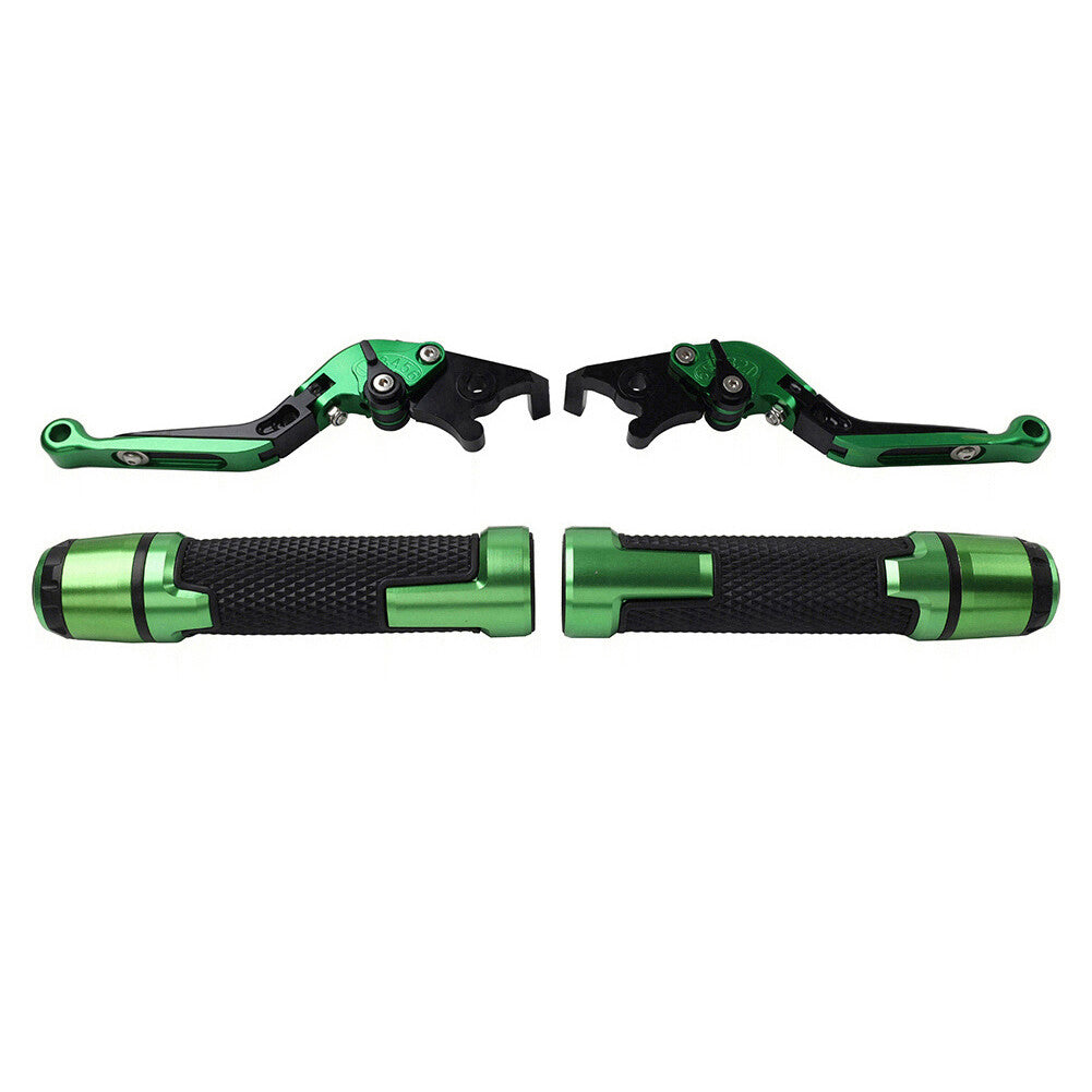Fold Extendable Brake Clutch Lever Handlebar Grip Sets for Yamaha MT-15 XSR155