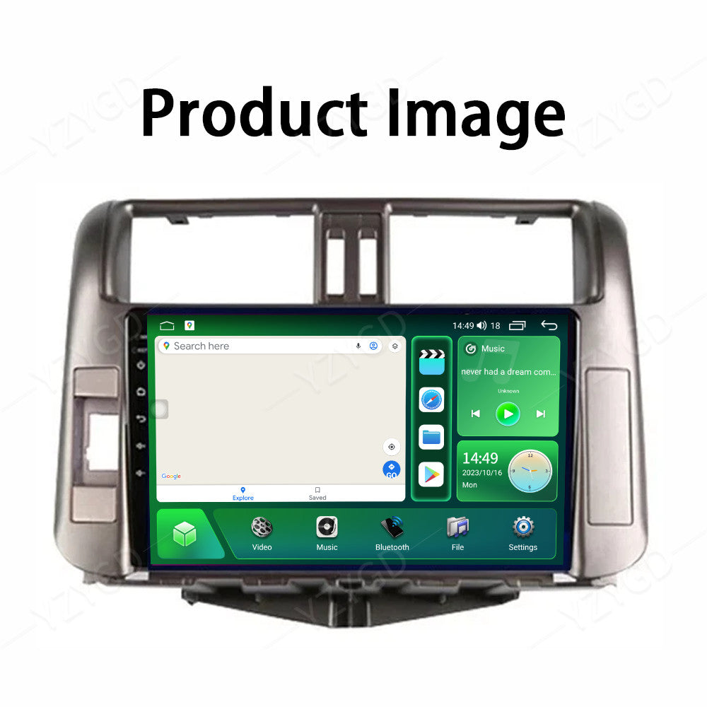for Toyota for Land Cruiser Prado 150 2009-2013 Android 14 Carplay Car Stereo Radio