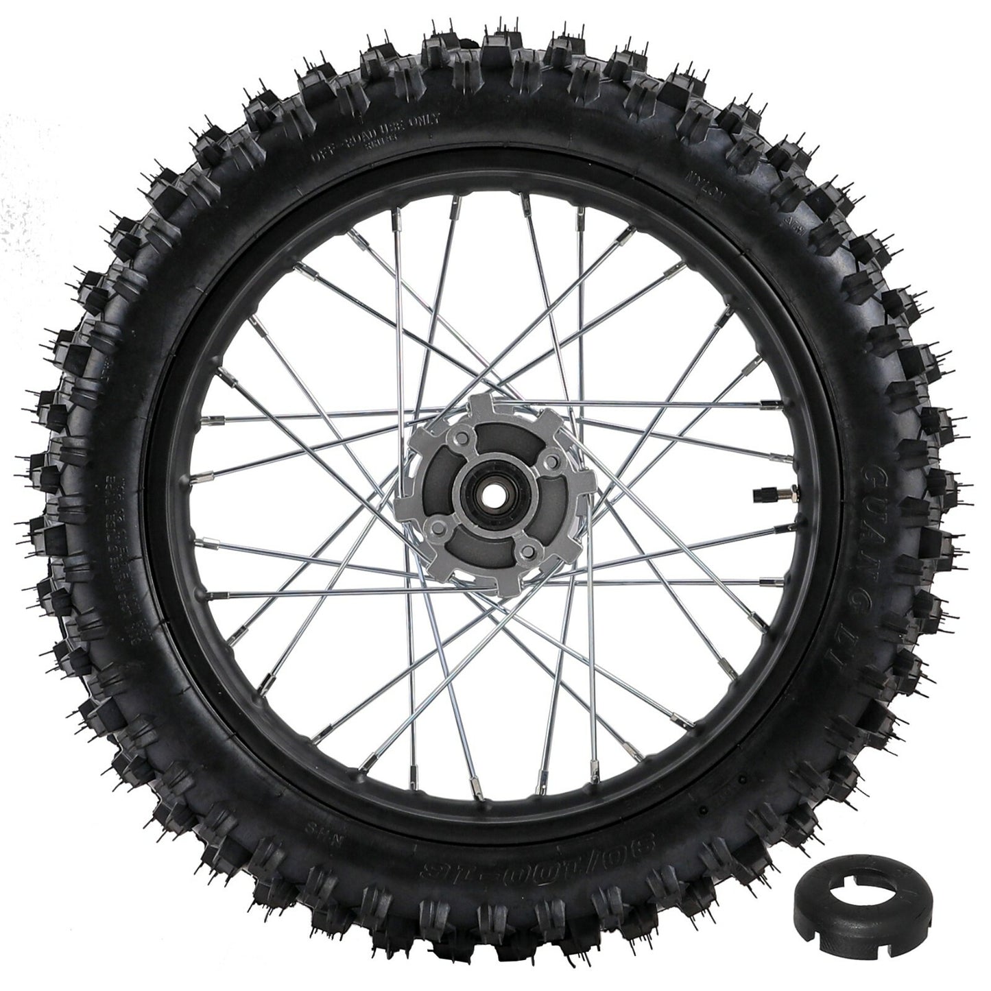 16-inch rear wheel, 90/100-16 tire + rim, suitable for Dirt Pit bicycles, large wheels for 125cc, 150cc, and 200cc models.
