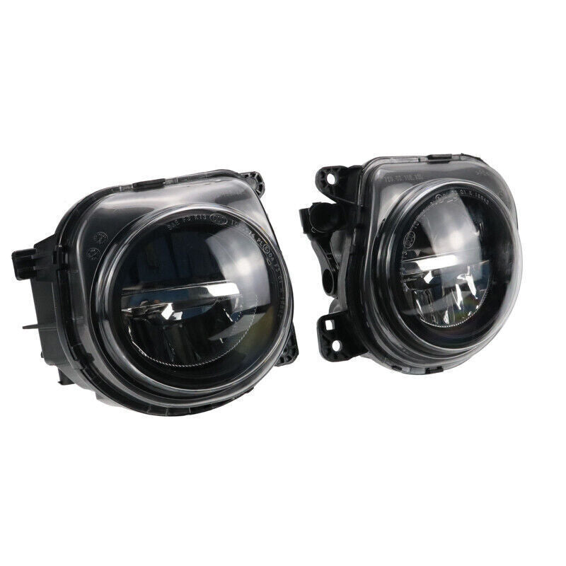 A pair of LED front bumper fog lights for BMW 5 Series F07 F10 F11 LCI 2014-2016