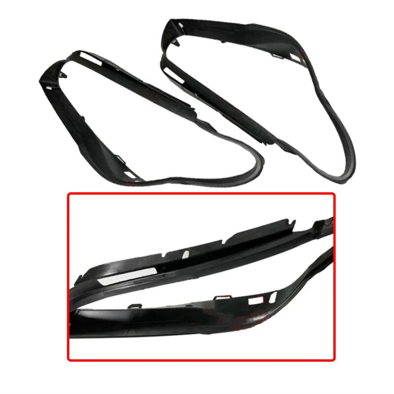 1Pair Left+Right Headlight Gasket Seal Fit for BMW 7Series F01 F02 750i 740li