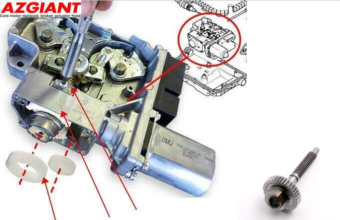 The 39-tooth electronic parking brake motor gear is suitable for 2005-2008 for BMW 7 Series 745d 750i