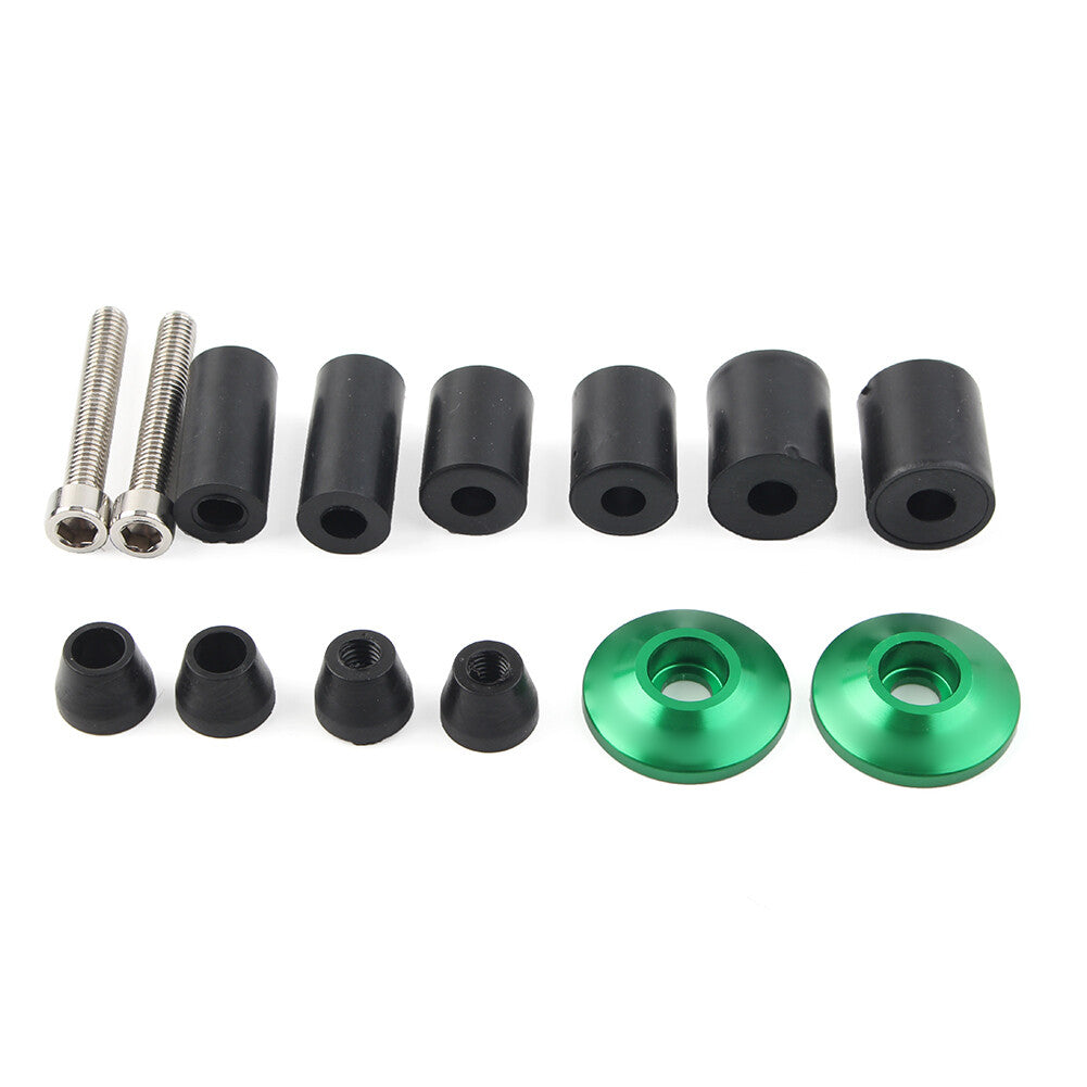 Green CNC 7/8 Handle Bar End Weights Handlebar Grips Cap Plugs Dirt bike