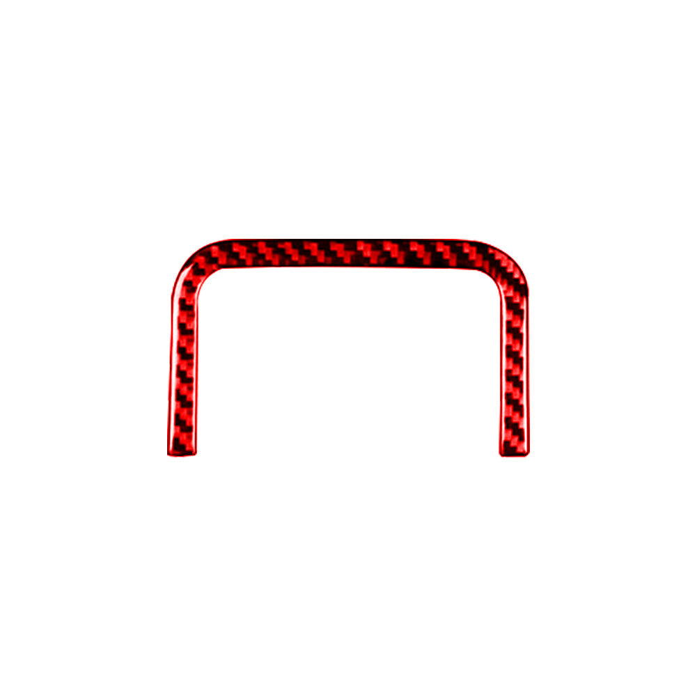 Red Carbon Fiber Upper Glove Box Handle Trim For Silverado for GMC for SIERRA 2014-2018