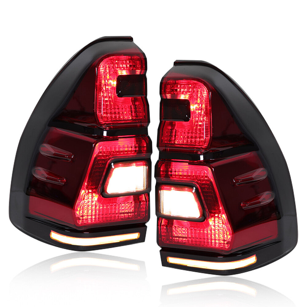 2× Für for Toyota for Land Cruiser Prado 03-09 Rückleuchte Heckleuchte Rücklicht L+R