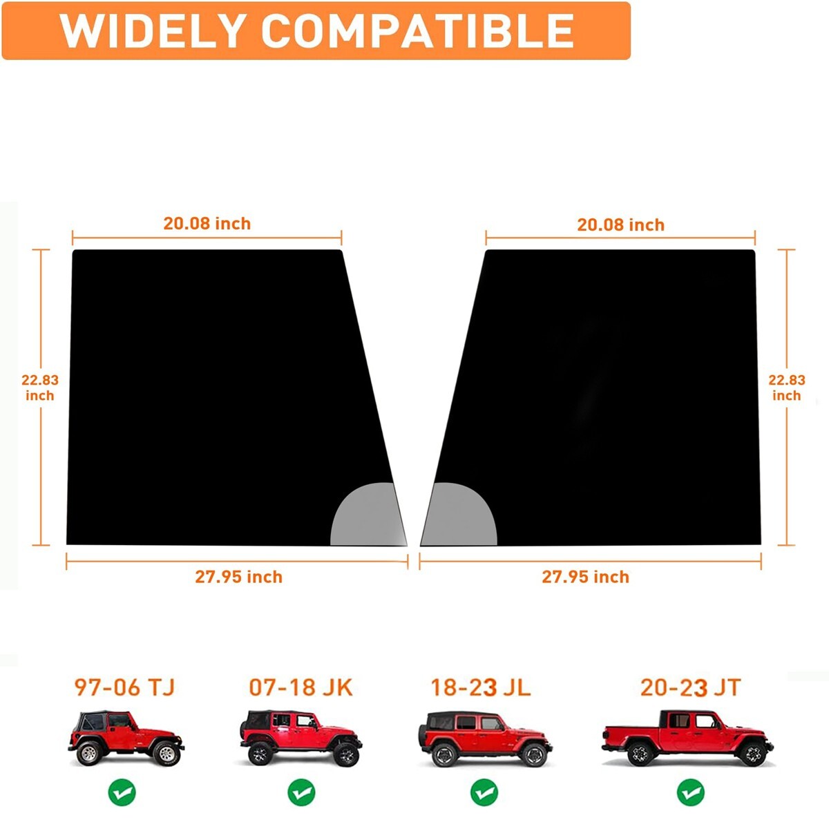 Window Sunshade Cover Insect Net for Jeep for Wrangler TJ JK JL JT for Suzuki for Jimny