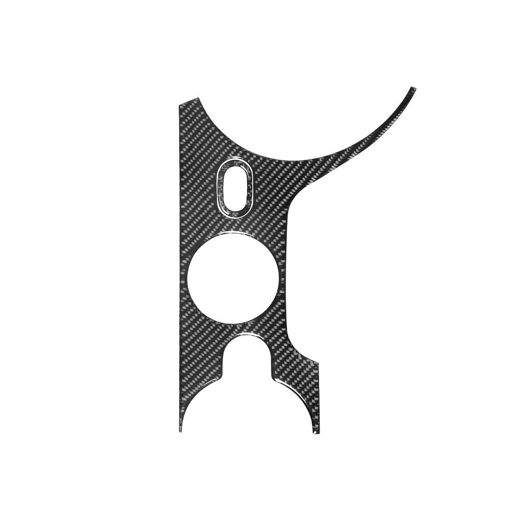 Carbon Fiber Center Cup Holder Panel Trim for Ford for Mustang Convertible 2001-2004