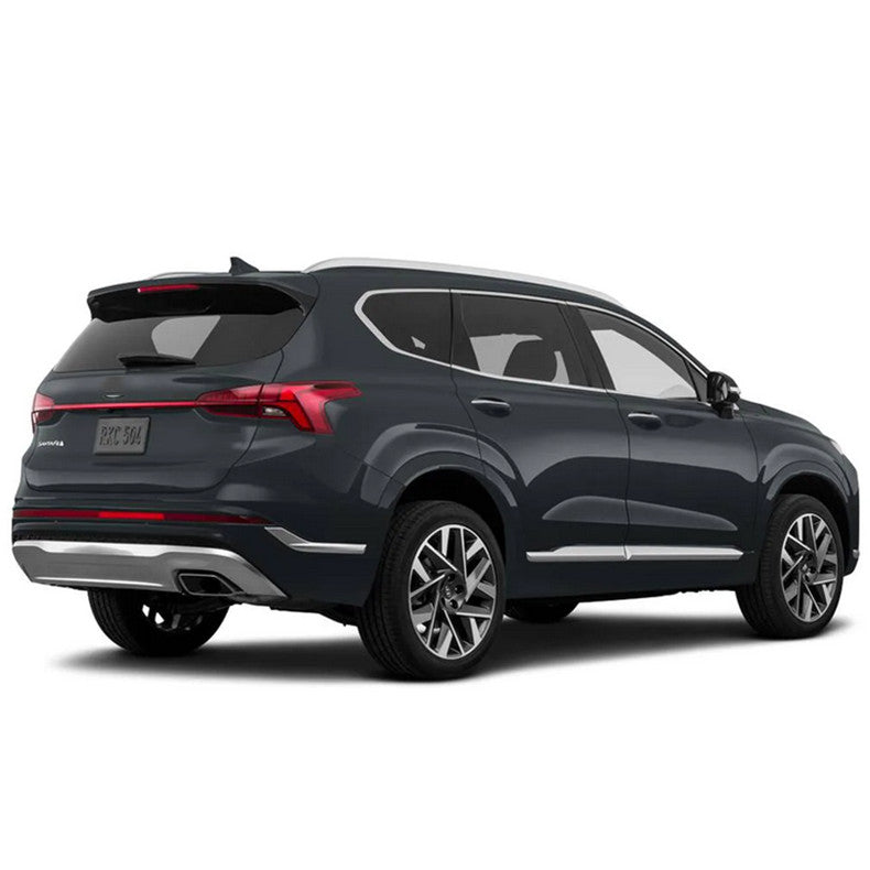 for Hyundai Santa Fe 2019-2022 Chrome Car Body Side Door Molding Line Cover Trim