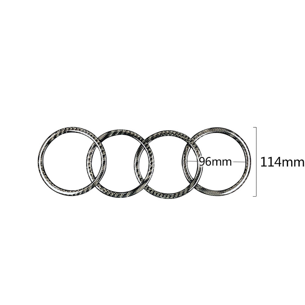 4PCS carbon fiber speaker circuit bezel for BMW 3 Series F30 2013-2018