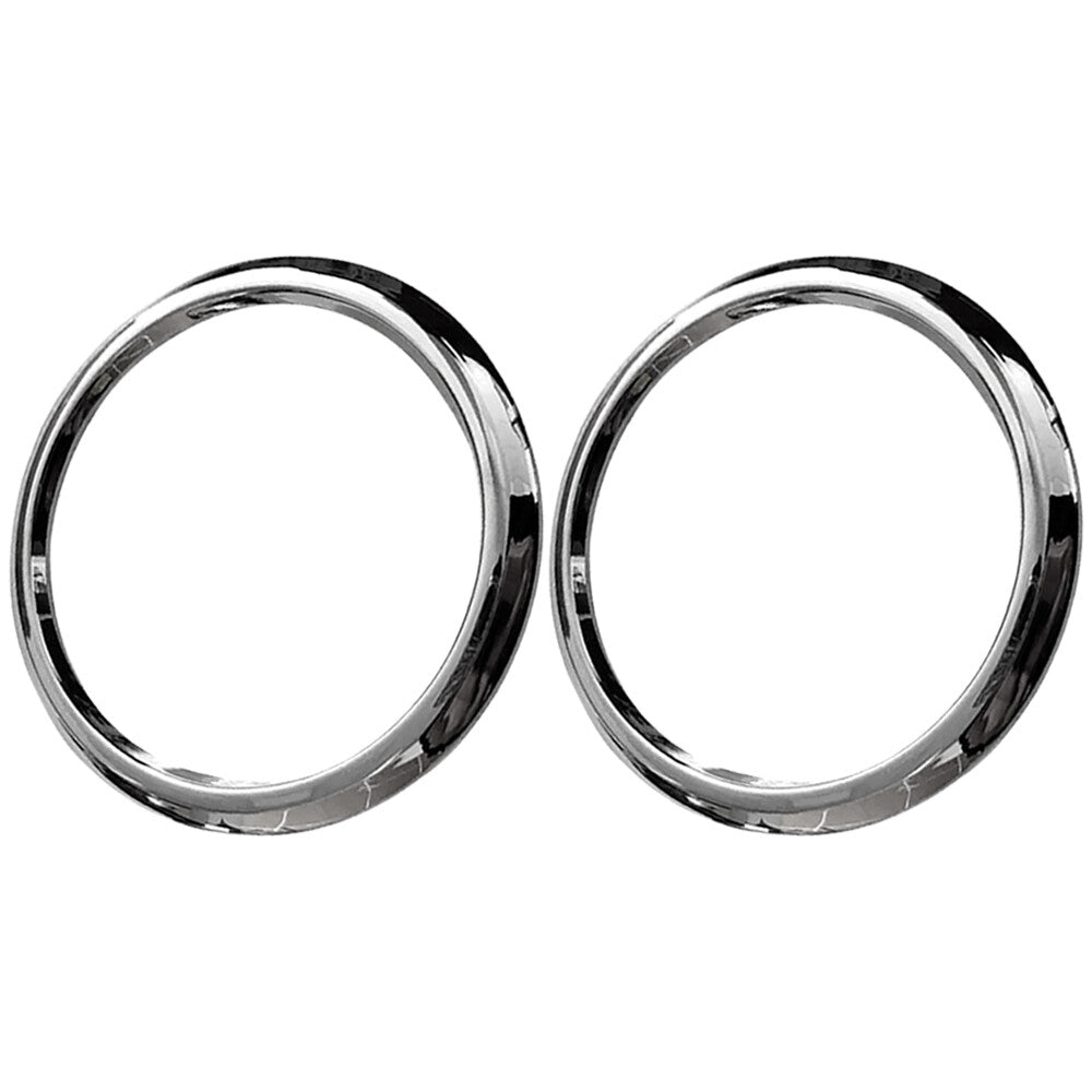 2Pcs Front Fog Light Lamp Ring Chrome Frame For Levante 2018 2019 2020