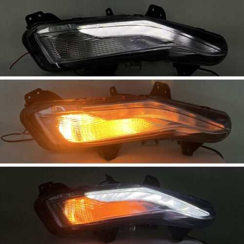 Front drive side fog lights with LED daytime running lights for Malibu 2019 - 2021 LHRH