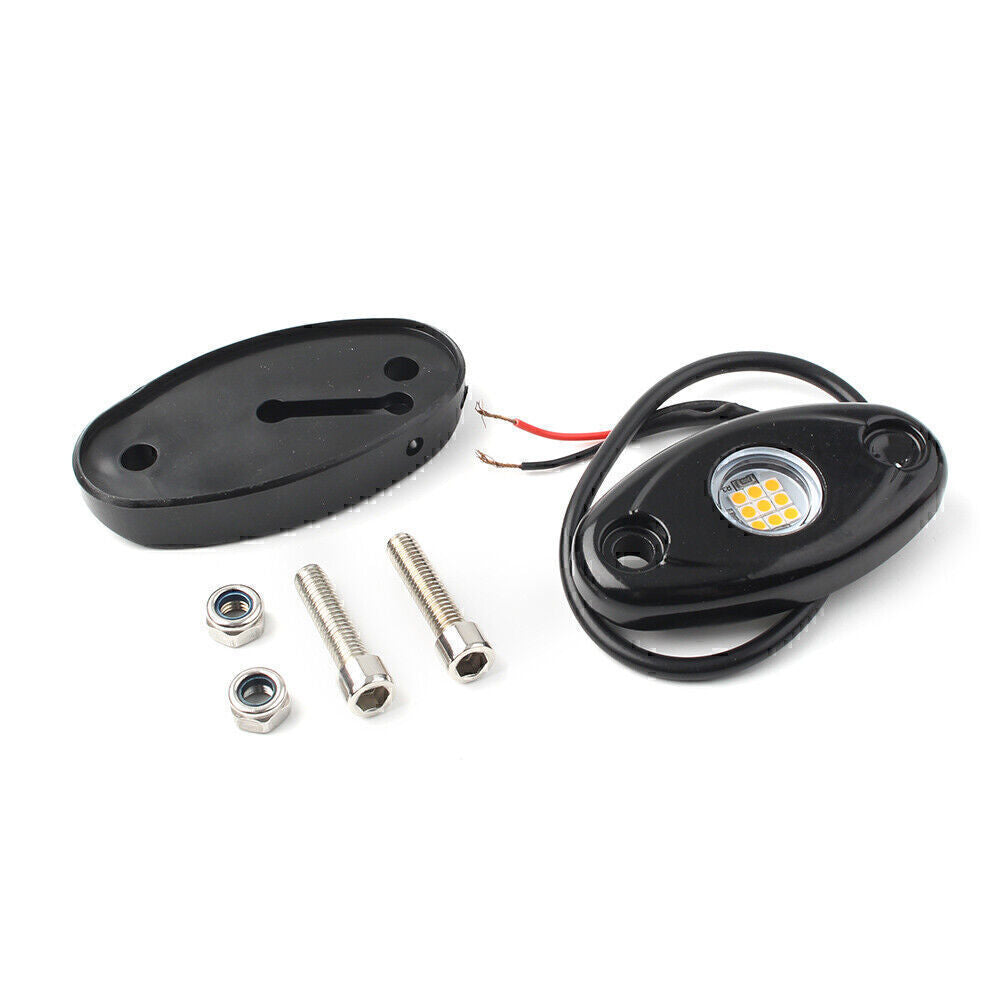 Gelbe LED Rock Lamp f¨¹r for JEEP ATV Off-Road LKW Unterbau Trail Rig Bar