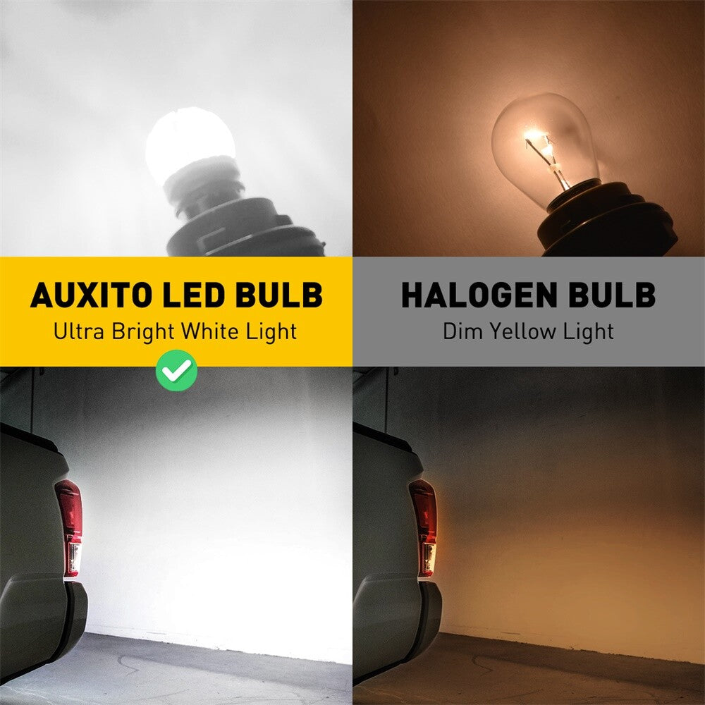 2-Piece BA15S LED Reverse Backup Bulb 7506 1156 6000K for Ram 1500 1994 - 2001 B