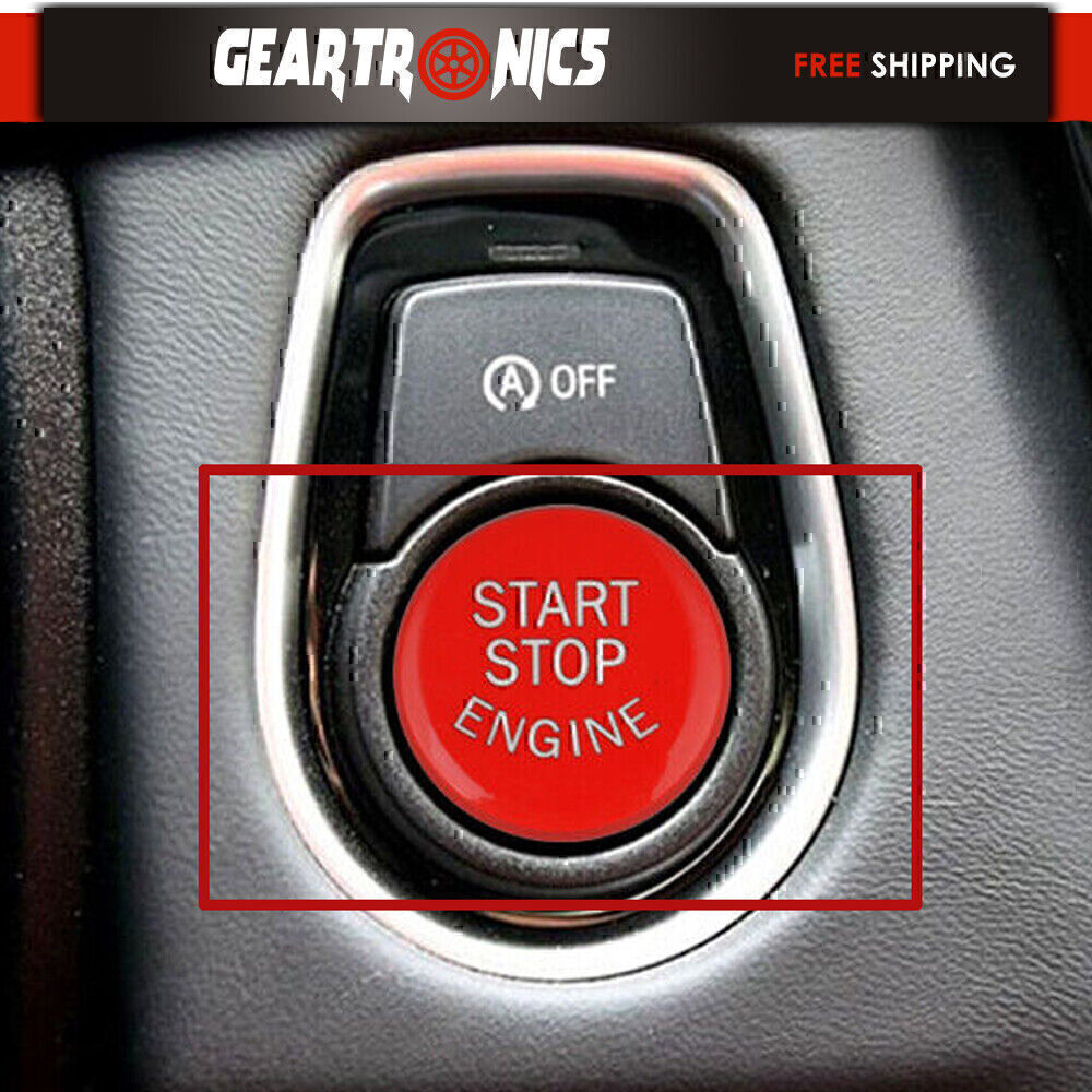 Red Engine Start Stop Push Button Cover Trim for BMW F20 F23 F30 F32 F10 F12,F48