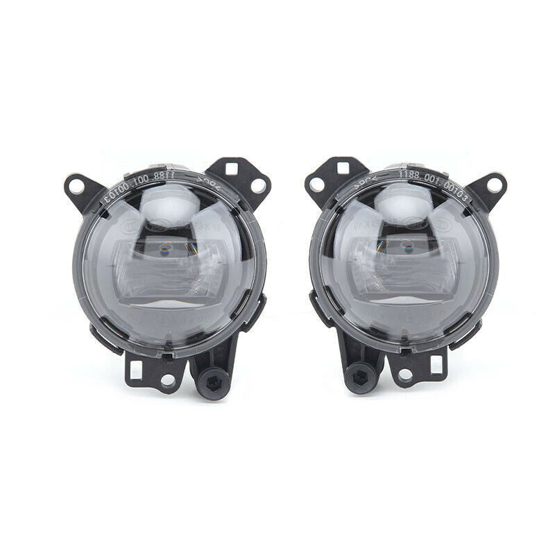 Suitable for 2020-2022 for Land Rover for Defender : Front bumper LED fog lights + grille cover (1 set)