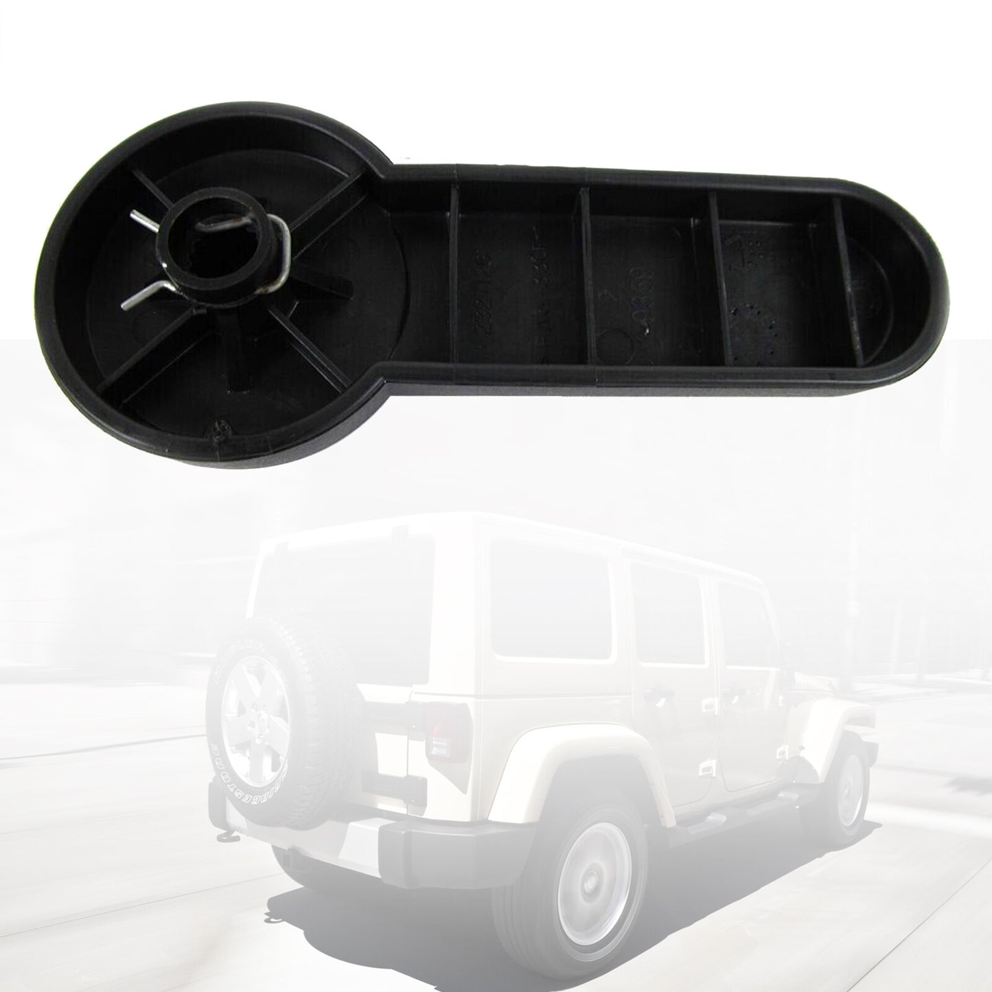 Black Front Left for Seat Recliner Handle 1FL44DX9AB for Jeep for Wrangler 2011-2017 US