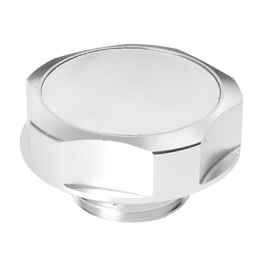 for Nissan Motorsports Silver Billet Engine Oil Filler Cap Fuel Tank Cover