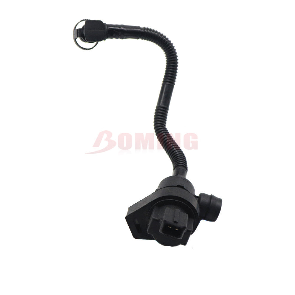 Fuel tank breather valve with breather cable 13907537113 new, suitable for BMW 550i and 650i.
