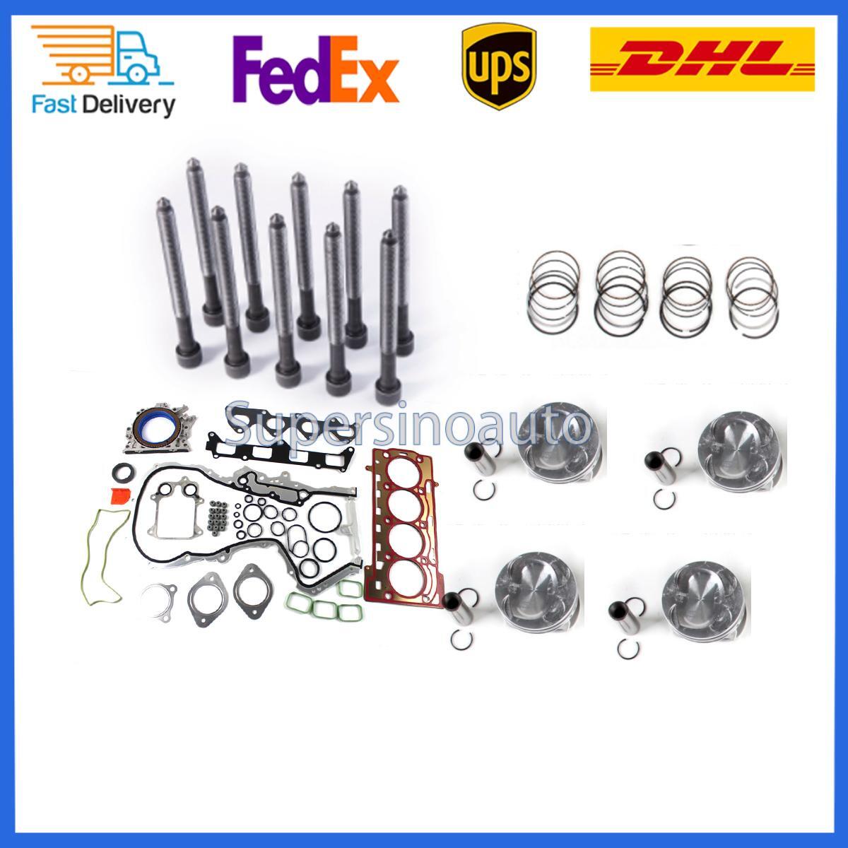 Cylinder Gasket Pistons Head Bolt for VW for AUDI 1.4 TSI CAV CTH Engine Rebuild Kit